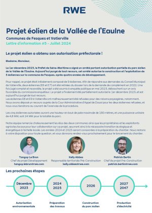 Lettre d'information n°5