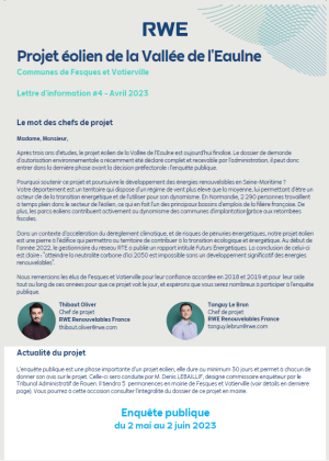 Lettre d'information n°4